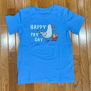 Life Is Good Kids Crusher Blue Seagull Graphic Tee